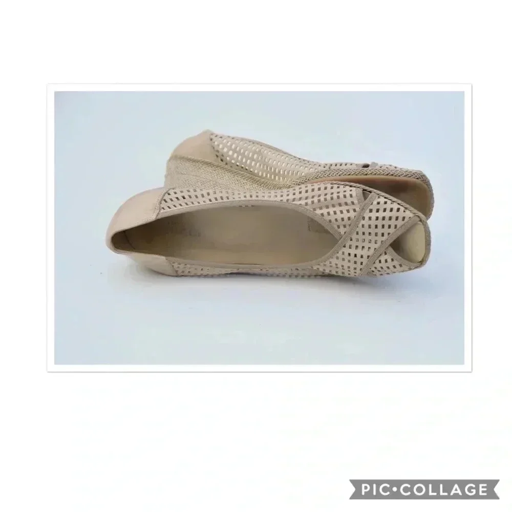 Sesto Meucci peep toe wedges